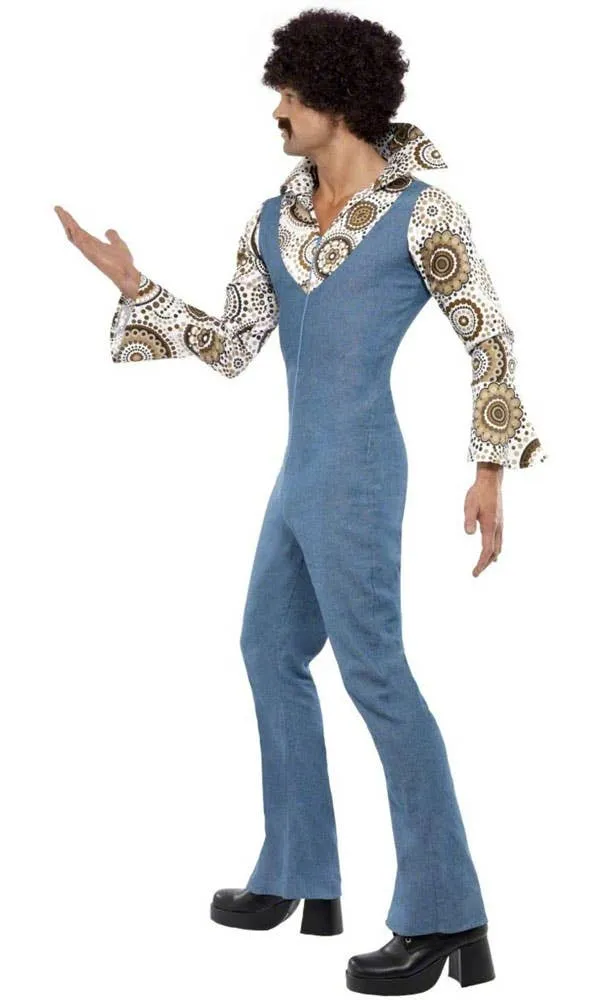 Groovy Dancer Mens 70s Disco Fancy Dress Costume