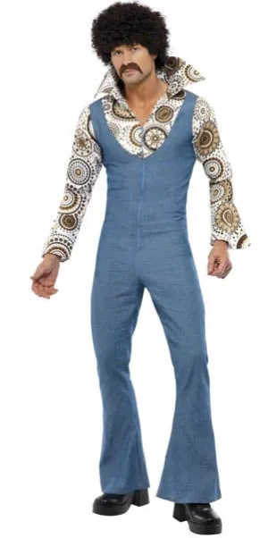 Groovy Dancer Mens 70s Disco Fancy Dress Costume