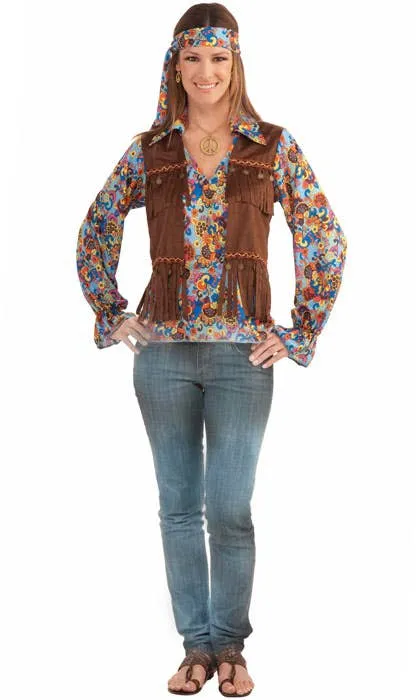 Groovy Hippie Womens 1960s Costume