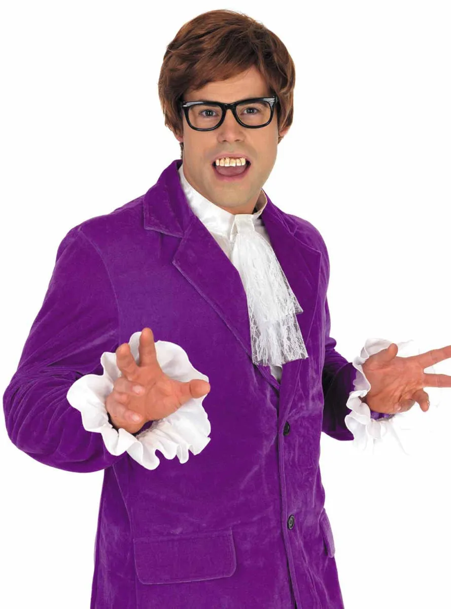 Groovy Mens 1960s Purple Costume Suit