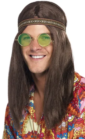 Groovy Mens Hippie Costume Accessory Kit