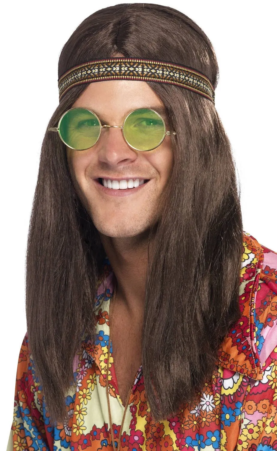 Groovy Mens Hippie Costume Accessory Kit
