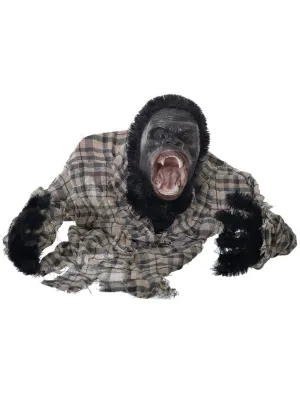 Ground Breaker Animated Zombie Gorilla Halloween Prop