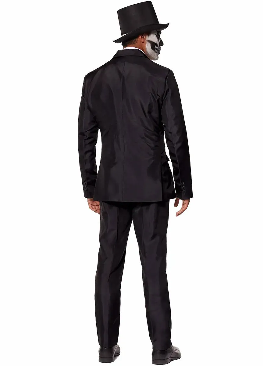 Grunge Skeleton Mens Deluxe Halloween Costume Suit
