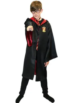 Gryffindor Boys Wizard School Book Week Costume Robe