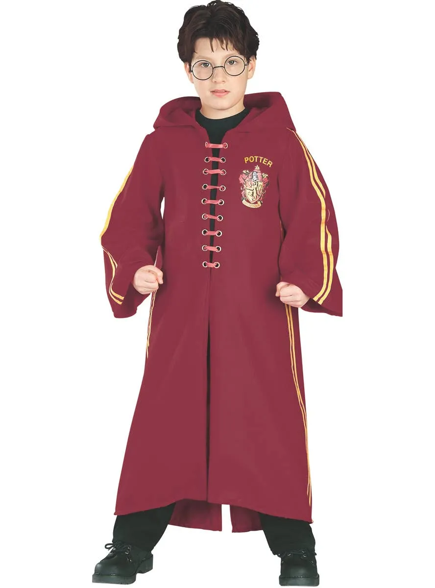 Gryffindor Quidditch Robe Boys Harry Potter Costume