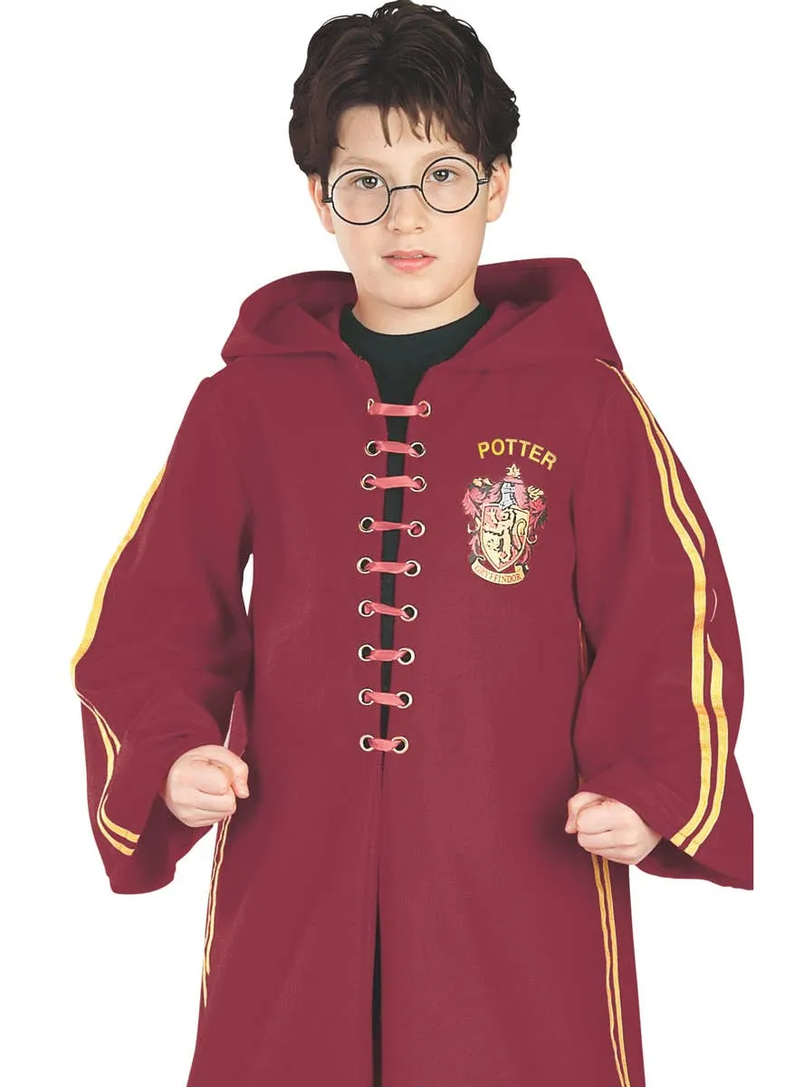Gryffindor Quidditch Robe Boys Harry Potter Costume