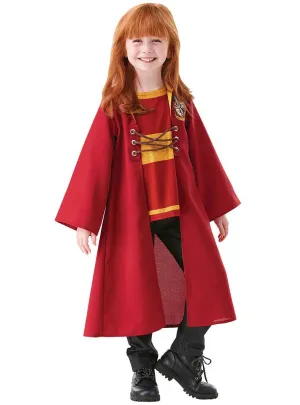Gryffindor Quidditch Robe Girls Book Week Costume