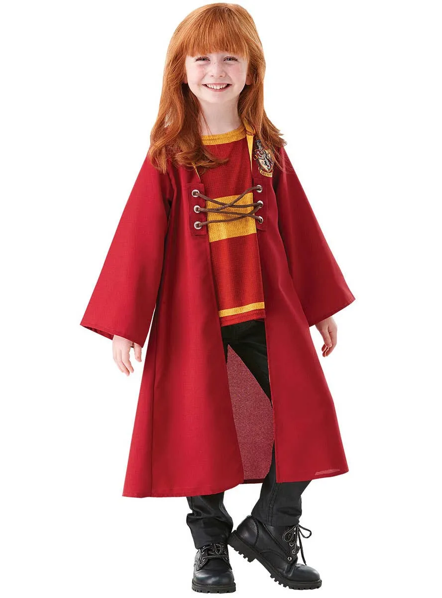 Gryffindor Quidditch Robe Girls Harry Potter Costume