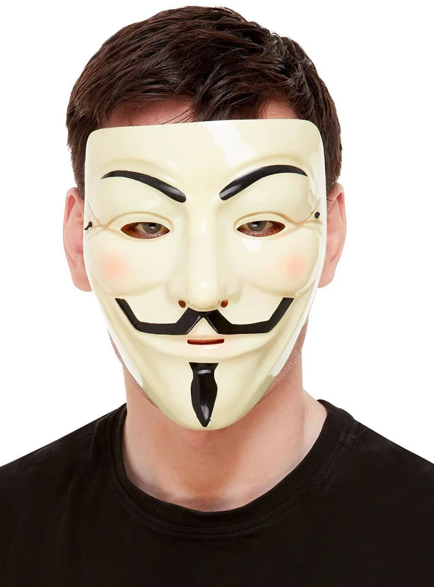 Guy Fawkes V for Vendetta Costume Face Mask