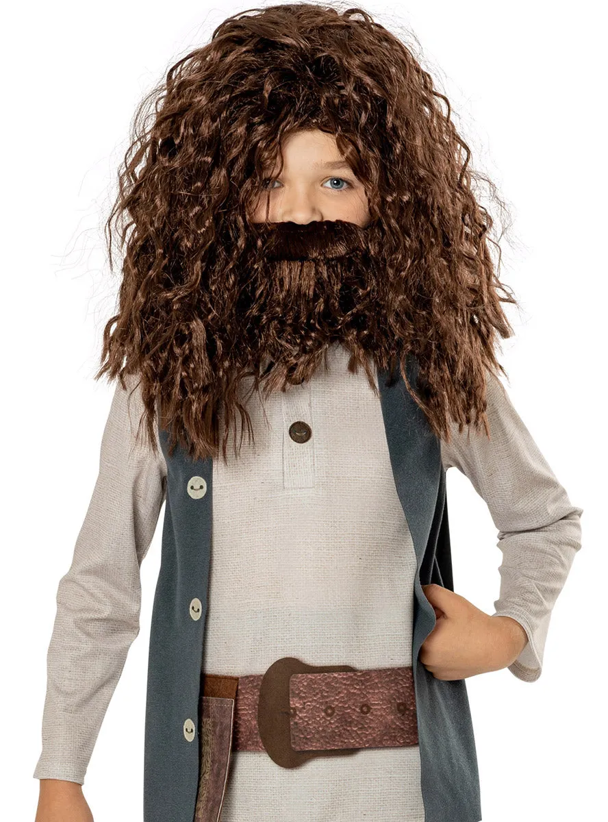 Hagrid Boys Harry Potter Costume And Wig Set