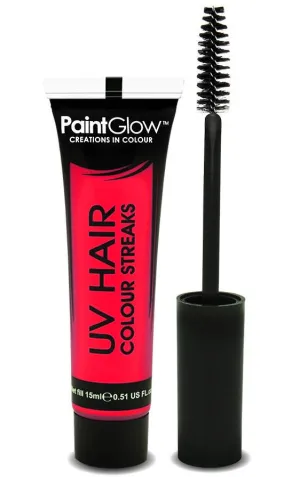 Hair Mascara UV Reactive Special Effects - Neon Pink