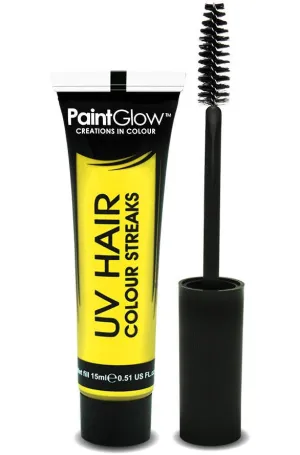Hair Mascara UV Reactive Special Effects - Neon Yellow