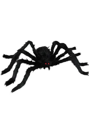 Hairy Black Spider Halloween Decoration