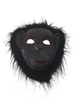 Hairy Chimpanzee Full Face Novelty Costume Mask