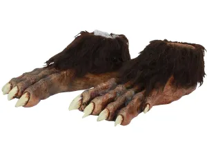 Hairy Werewolf Feet Latex Shoe Covers