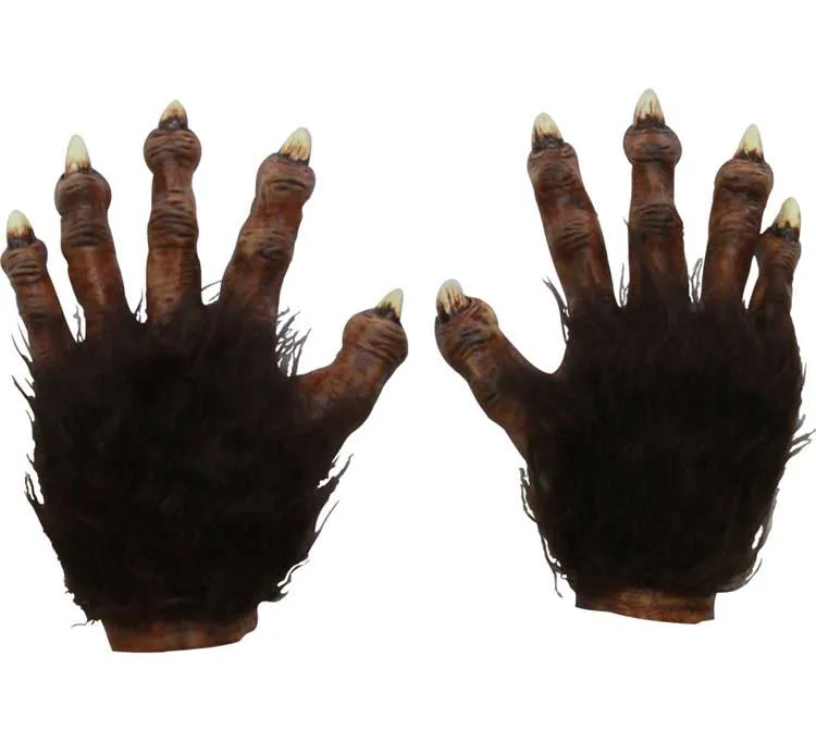Hairy Werewolf Halloween Costume Hands