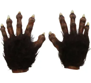 Hairy Werewolf Halloween Costume Hands