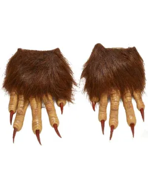 Hairy Werewolf Hands Halloween Costume Accessory