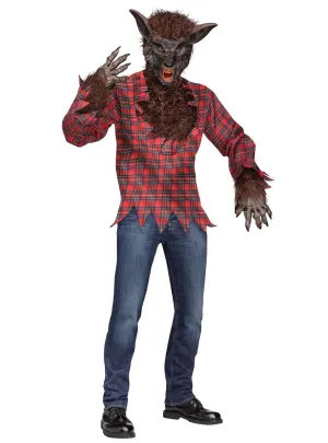 Hairy Werewolf Mens Halloween Costume