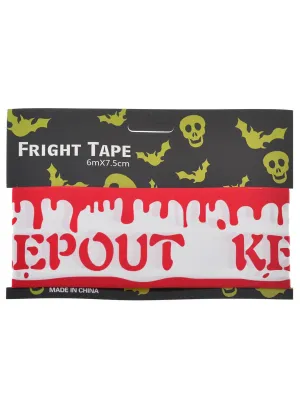 Halloween Blood Drip Keep Out Fright Tape