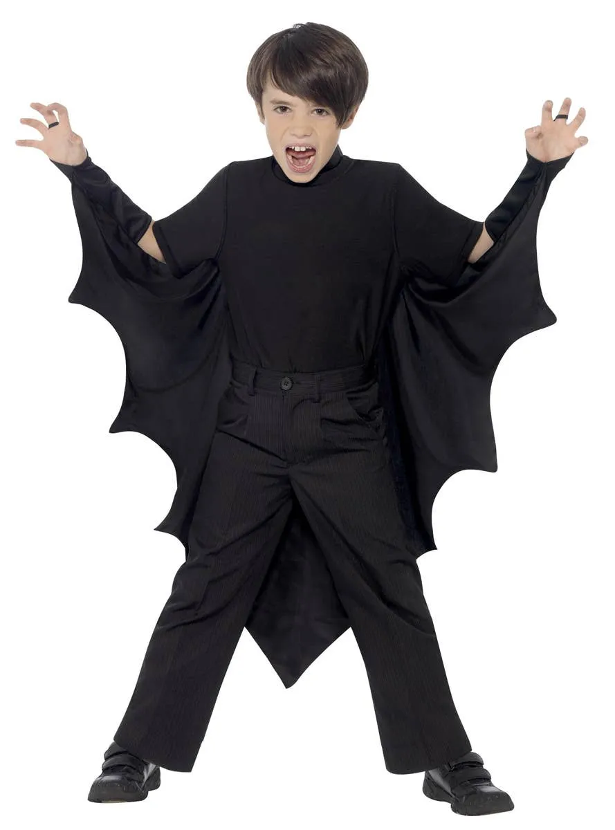 Halloween Boys Vampire Bat Wings Costume Cape