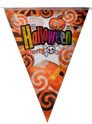 Halloween Party 12 Flag Bunting Decoration