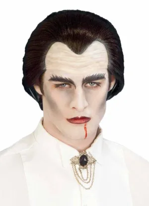 Halloween Vampire Headpiece Mens Wig