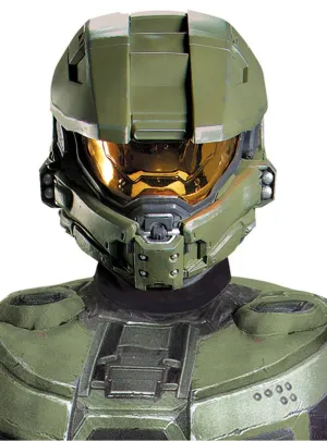 Halo Master Chief Adults Full Head Costume Helmet