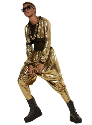 Hammer Time Gold MC Hammer Womens 90s Costume