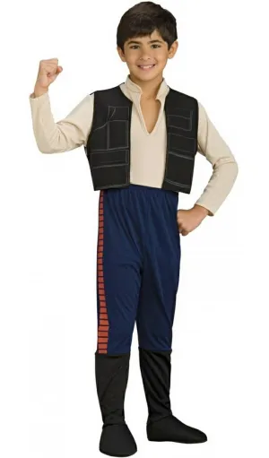 Han Solo Star Wars Boys Fancy Dress Costume