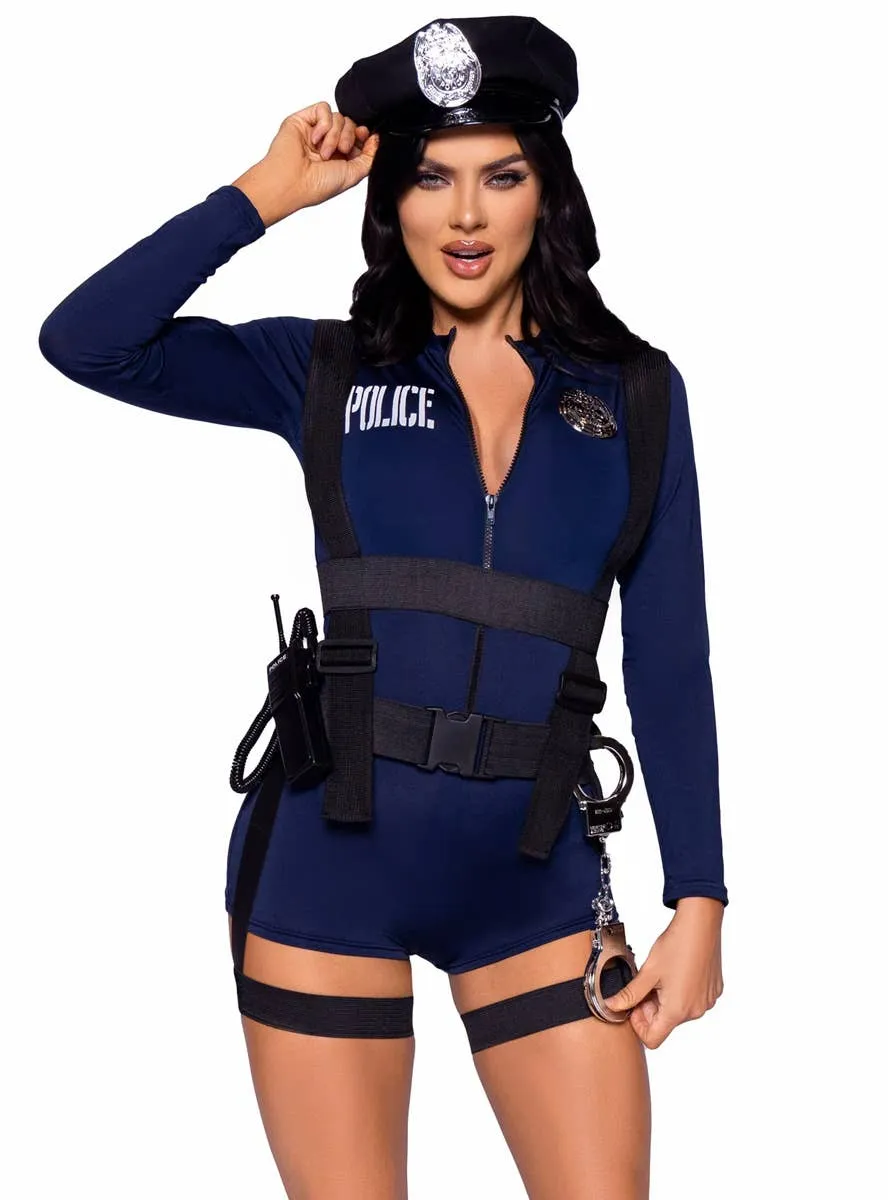Handcuff Hottie Womens Sexy Police Uniform Costume