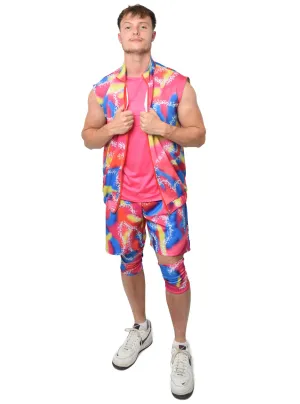 Handsome Roller Blader Doll Mens 1980s Costume