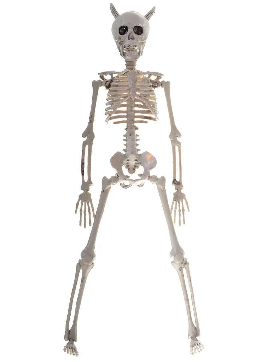 Hanging 40cm Devil Skeleton Halloween Decoration