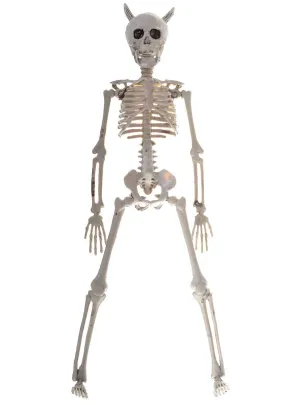 Hanging 40cm Devil Skeleton Halloween Decoration