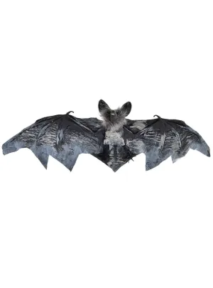 Hanging Black and Grey 30cm Vampire Bat Halloween Decoration