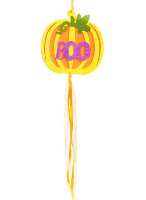 Hanging Boo Pumpkin Child Friendly Halloween Decoration
