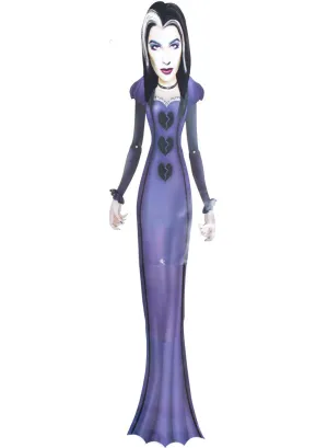 Hanging Cut Out Lily Munster Inspired Halloween Decoration
