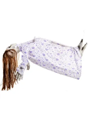 Hanging Levitating Possessed Girl Animated Halloween Decoration