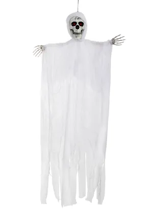 Hanging Light Up Ghost Skeleton Halloween Decoration