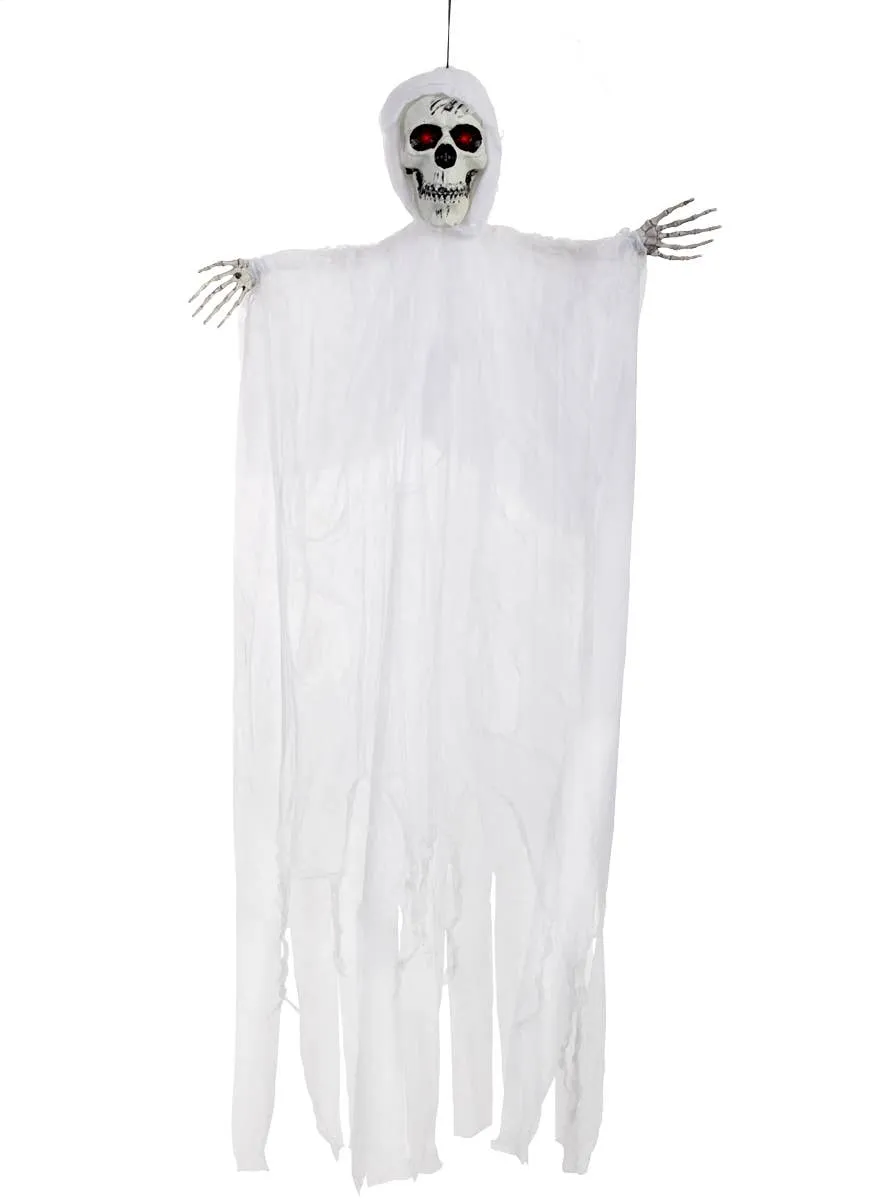 Hanging Light Up Ghost Skeleton Halloween Decoration