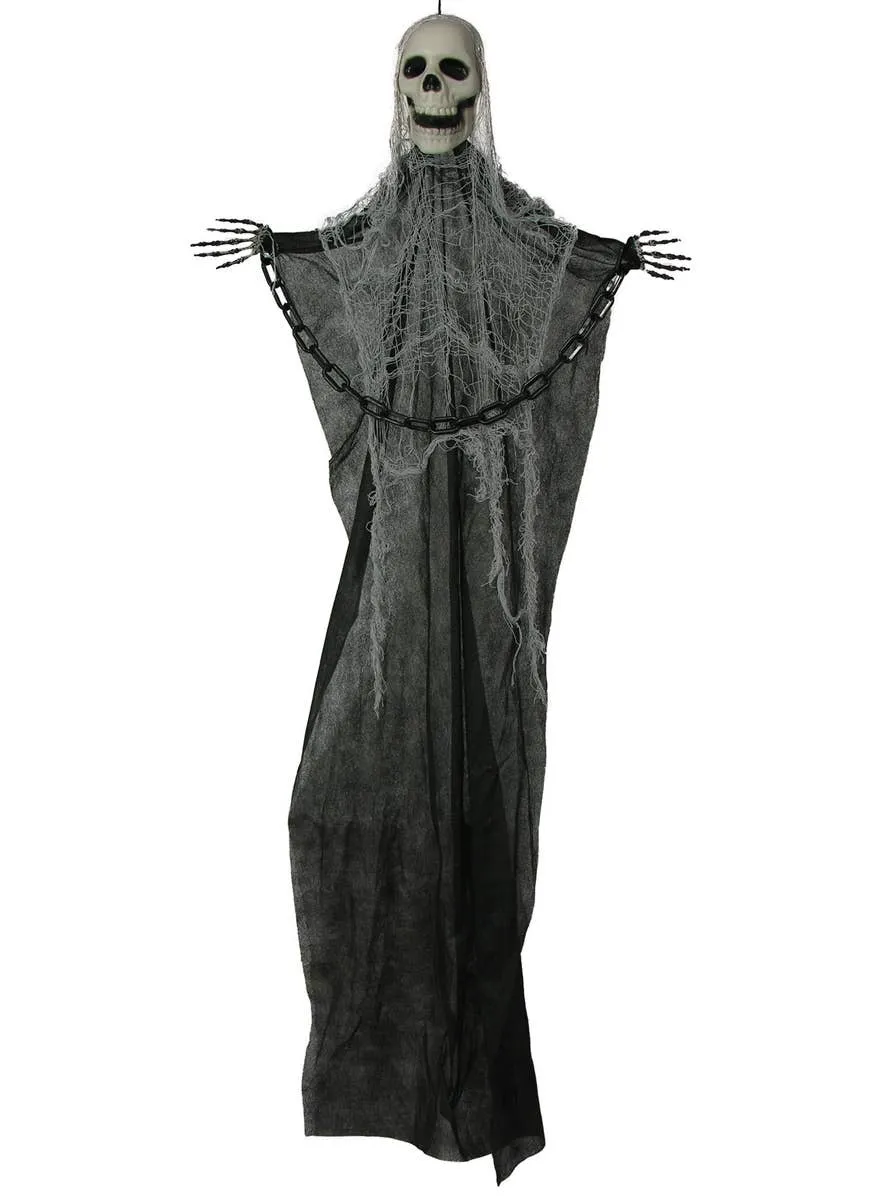 Hanging Skeleton with Chains Halloween Decoration