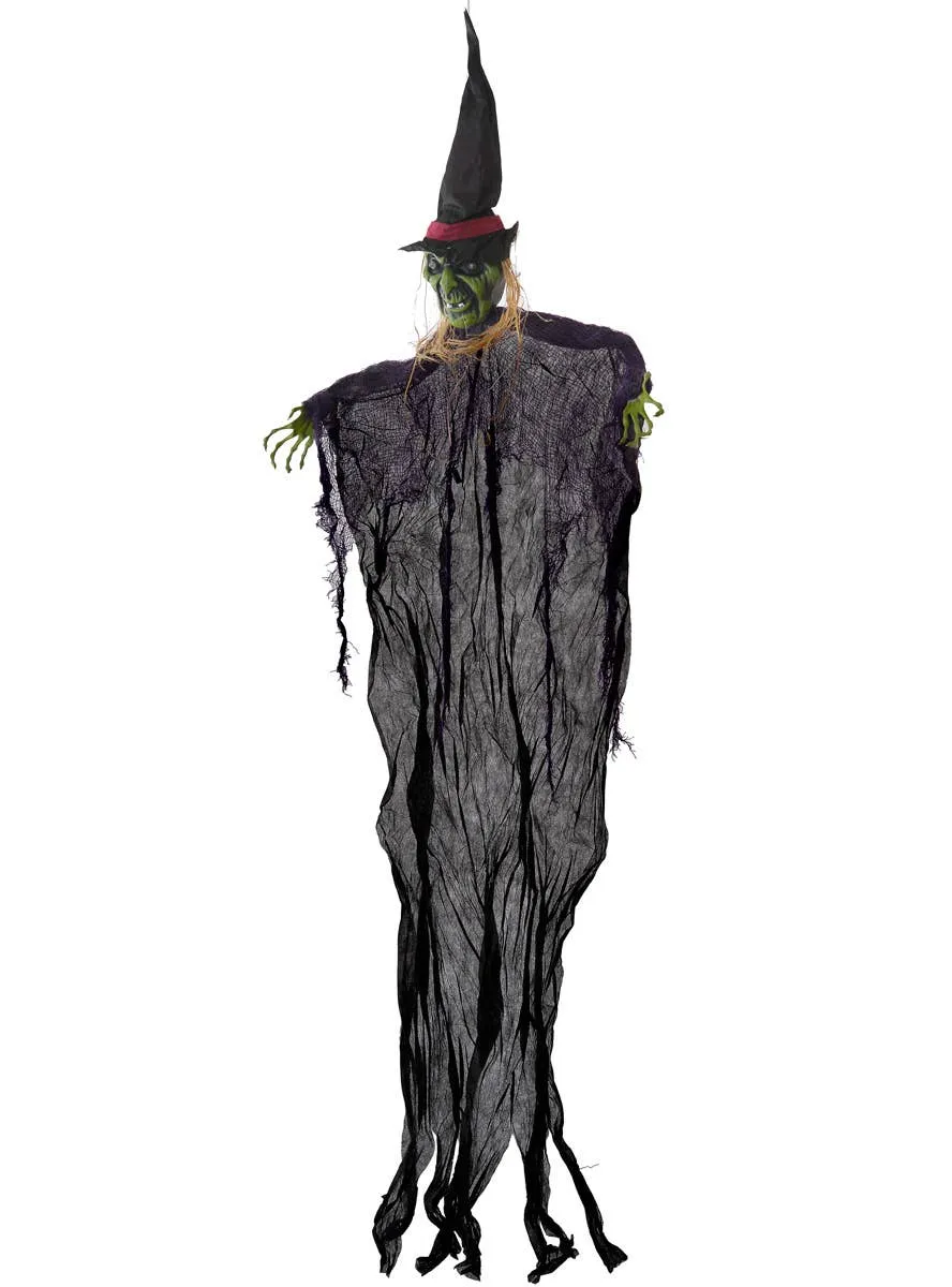 Hanging Spooky Witch Halloween Decoration