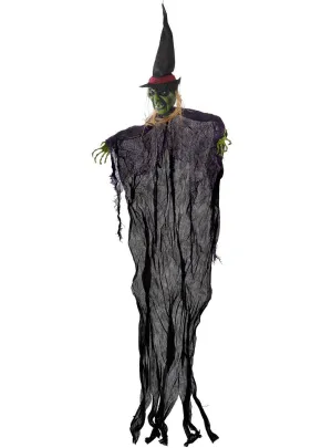 Hanging Spooky Witch Halloween Decoration