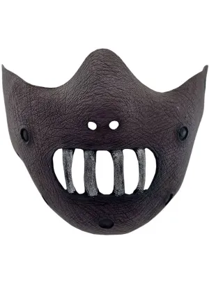 Hannibal Lecter Muzzle Latex Half Face Costume Mask