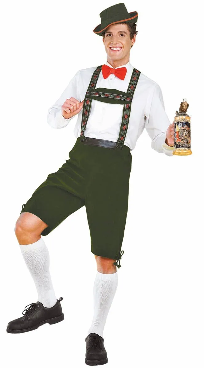 Hansel Mens Green Oktoberfest Dress Up Costume