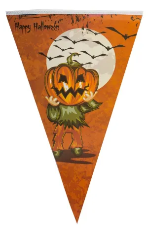 Happy Halloween Hanging Pumpkin Bunting Decoration