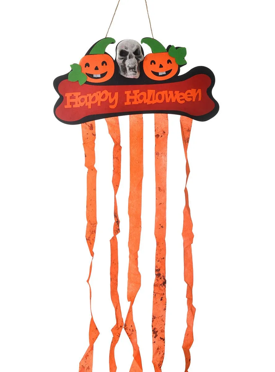 Happy Halloween Orange Pumpkins Halloween Decoration