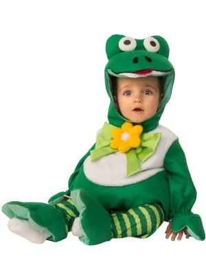 Happy Infant and Toddler Green Frog Costume