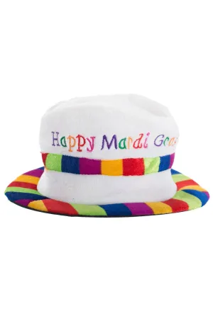Happy Mardi Gras Velvet Costume Hat